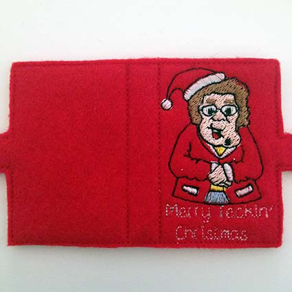 Mrs Brown Christmas Machine Embroidery Design