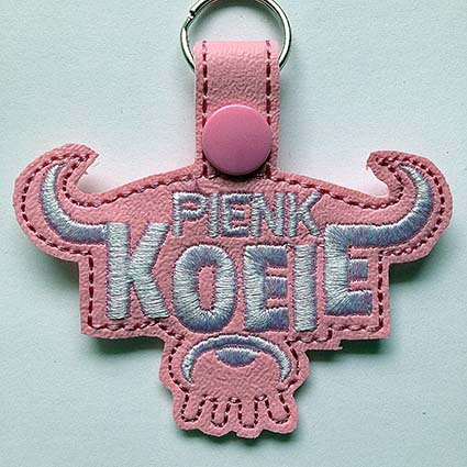 rugby key tag  machine embroidery design