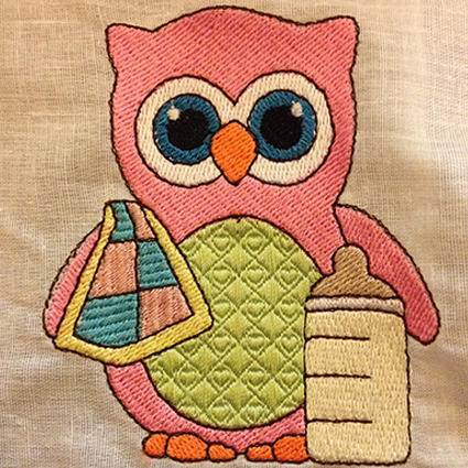 Baby Owls Digital Embroidery Design