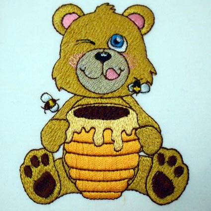 Honey Bears Digital Embroidery Design