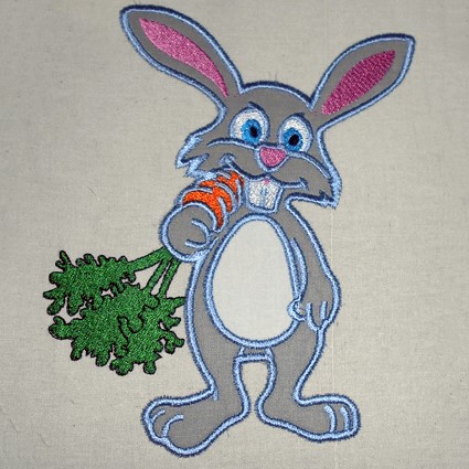 Easter Bunny Machine Embroidery Design