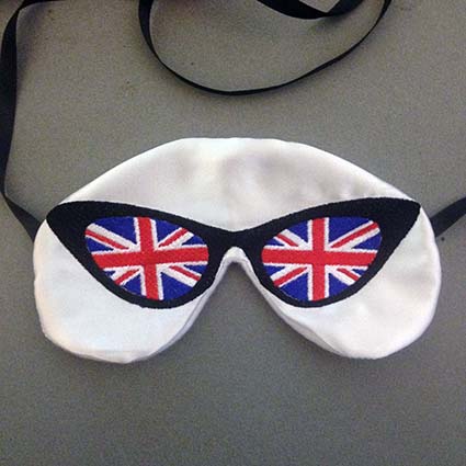 UK Sleep Mask Machine Embroidery Design
