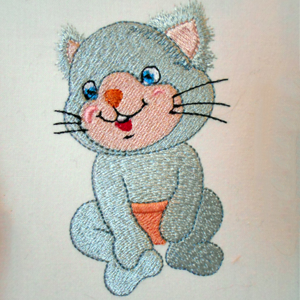 Cute Kitties Digital Embroidery Design