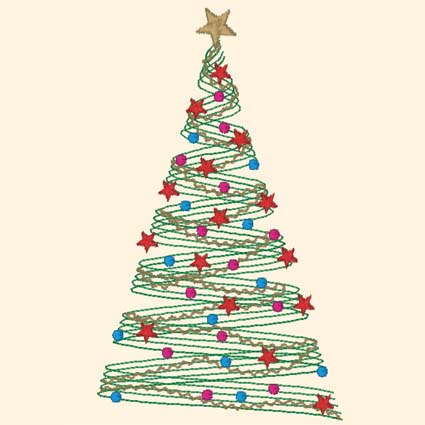 Free Christmas Embroidery Design
