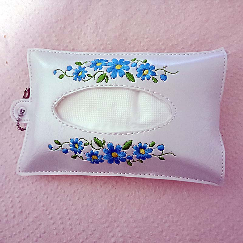 Tissue Holder Embroidery Design