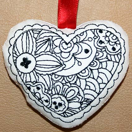 valentine machine embroidery design