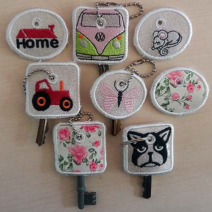 Key Covers Embroidery Designs